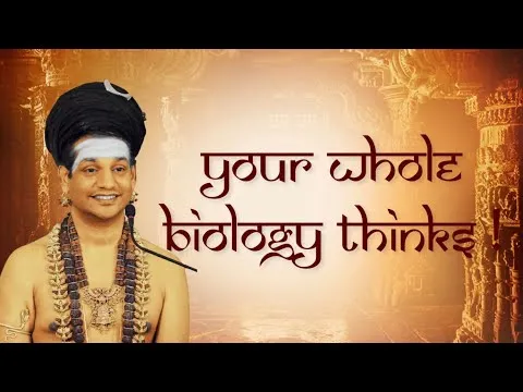 Your Whole Biology Thinks! || Nithyananda Satsang Live Stream || 02 Oct 2019