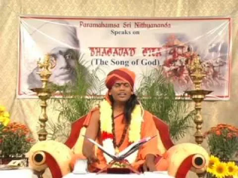 Bhagavad Gita chapter 8 Part 1 - Nithyananda