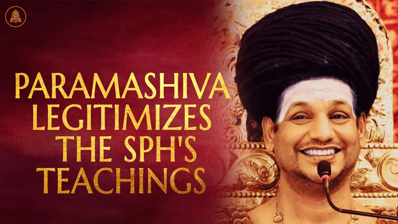 Paramashiva Legitimizes the SPH's Teachings for Last 26 Years Through This One Verse | 08 Mar 2021 |