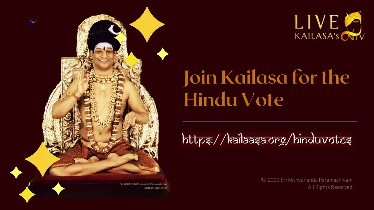 #KAILASA : The Critical need of #Hinduism  || 26 Dec 2020