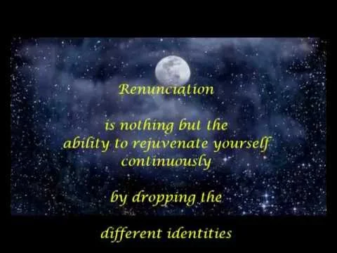 Akashic Readings on renunciation - part 1