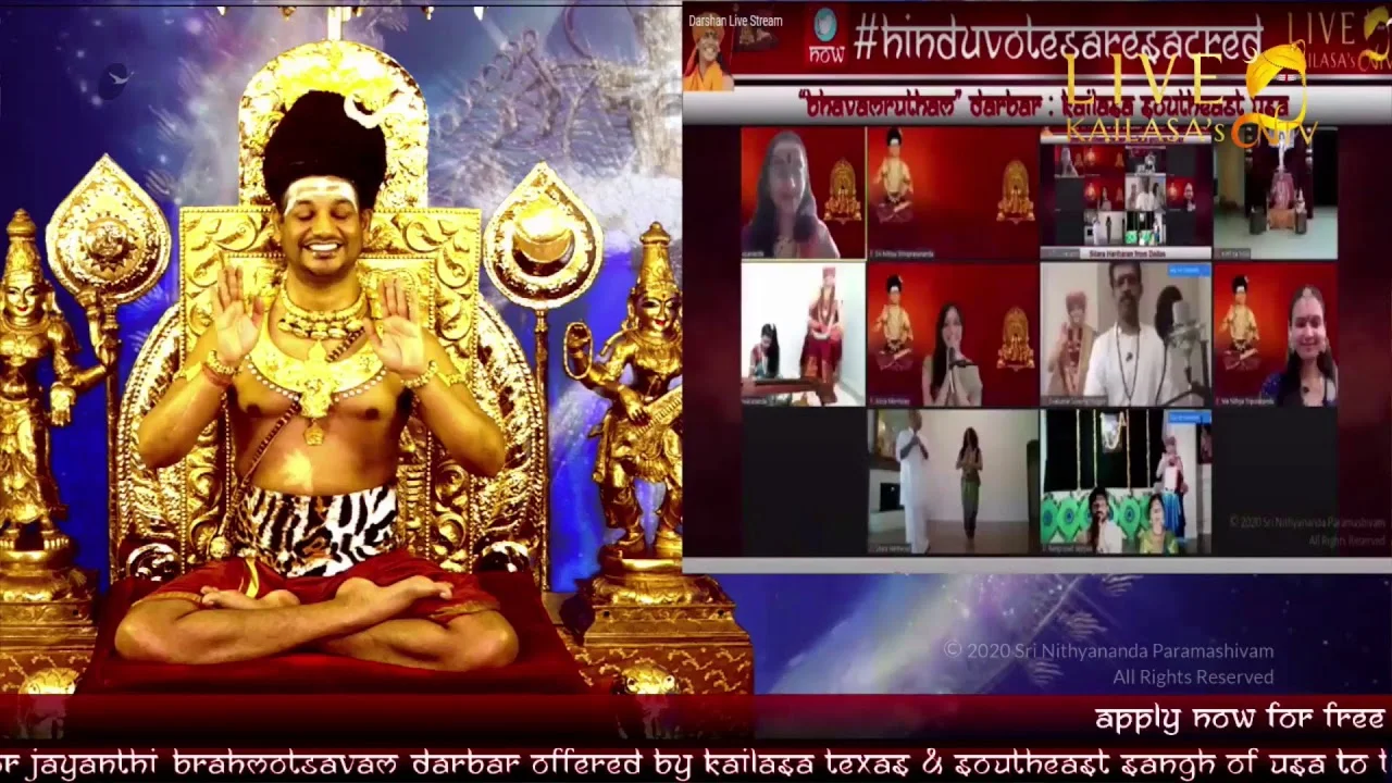 #Hinduism Guru Bhakti | Nithyananda Satsang | 30 Dec 2020