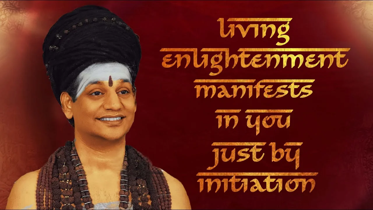 Living Enlightenment Manifests in You Just by Initiation || 13 September 2020 ||
