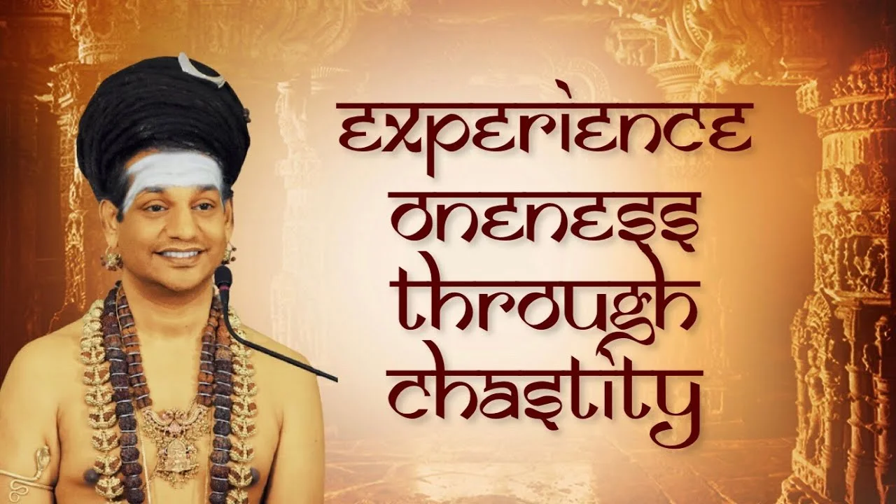 Experience Oneness Through Chastity || Nithyananda Satsang - Live Stream || 05 Oct 2018