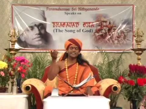 Bhagavad Gita chapter 15 Part 2 - Nithyananda