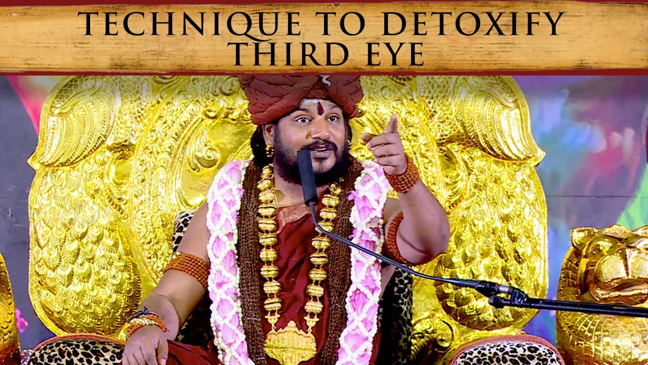 Technique to Detoxify Third Eye | Nithyananda Satsang | 26 Sep 2016