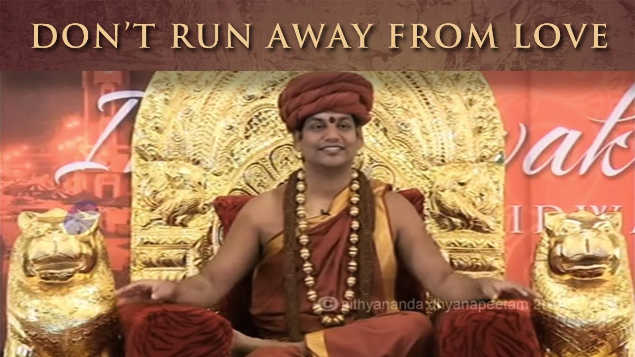 Don't Run Away from Love | Nithyananda Satsang | 08 Mar 2014