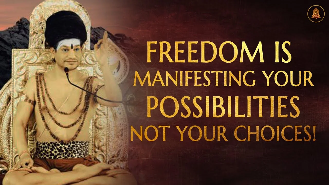 Freedom Is Manifesting Your Possibilities - Not Your Choices! | Nithyananda Satsang | 17 Feb 21