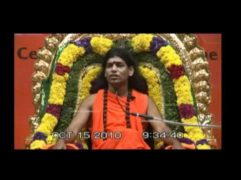 Karma and Healing: Nithyananda Morning Message (15 Oct 2010)