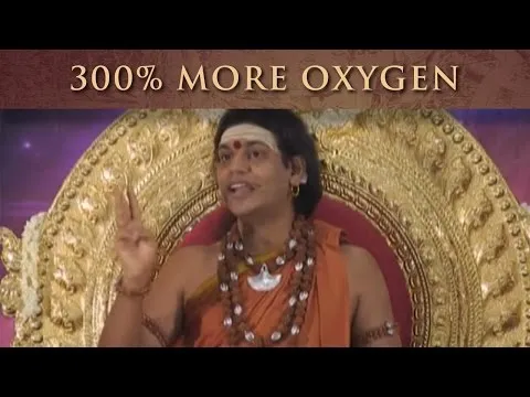 Increase Your Oxygen Level By 300% | Nithyananda Satsang | 10 Sep 2012