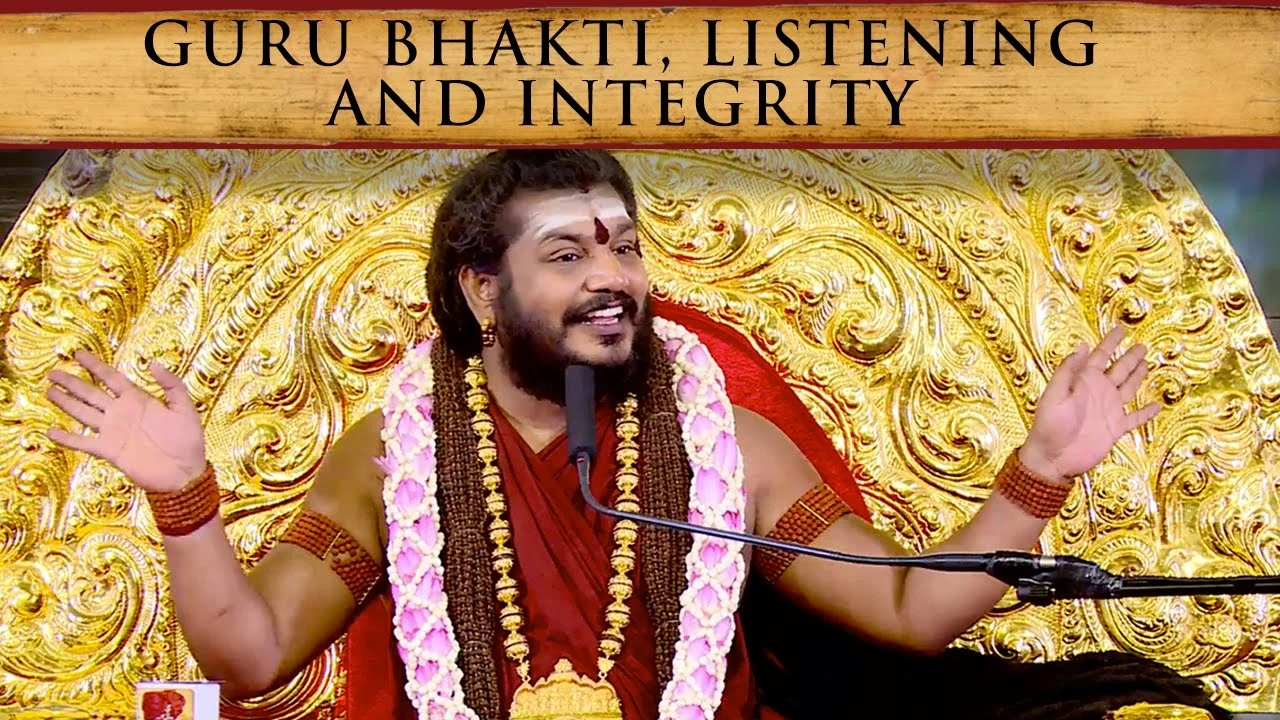 Convert Guru Bhakti into Listening and Integrity | Nithyananda Satsang | 09 Nov 2016