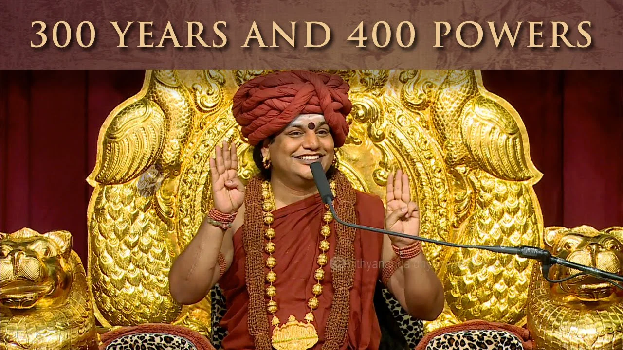 You can live 300 years and have 400 spiritual powers
