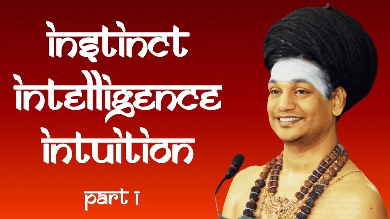 Instinct, Intelligence, Intuition || Part 1 || Patanjali Yoga Sutras || 28 April 2005