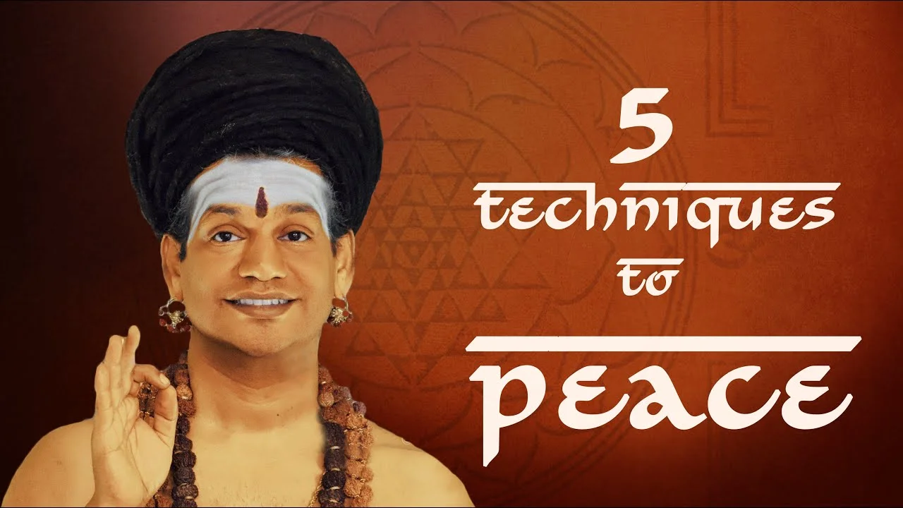 5 Technique to Peace || Nithyananda Satsang ||  04 October 2020