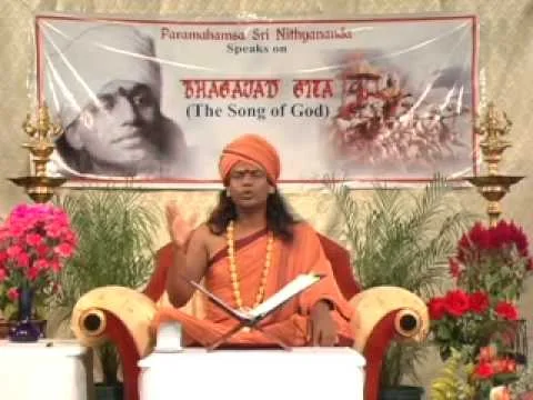 Bhagavad Gita chapter 17 Part 1 - Nithyananda