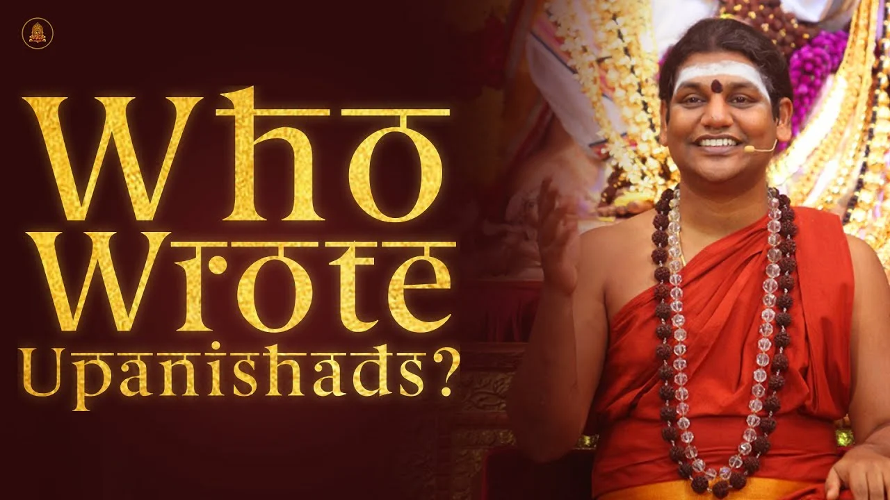 Who Wrote Upanishads? | Nithyananda Satsang | 02 Jan 2015