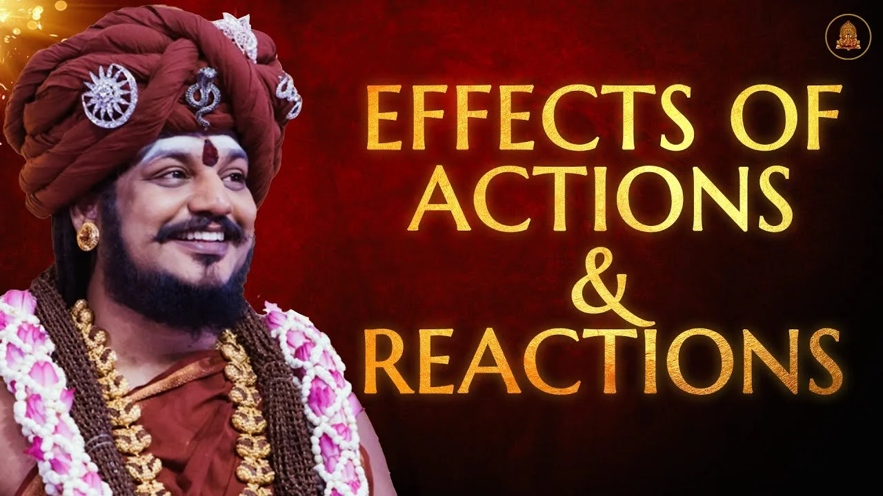 Your Actions Can Never be Seperated from You; Your Reactions Can Never Be Part of You