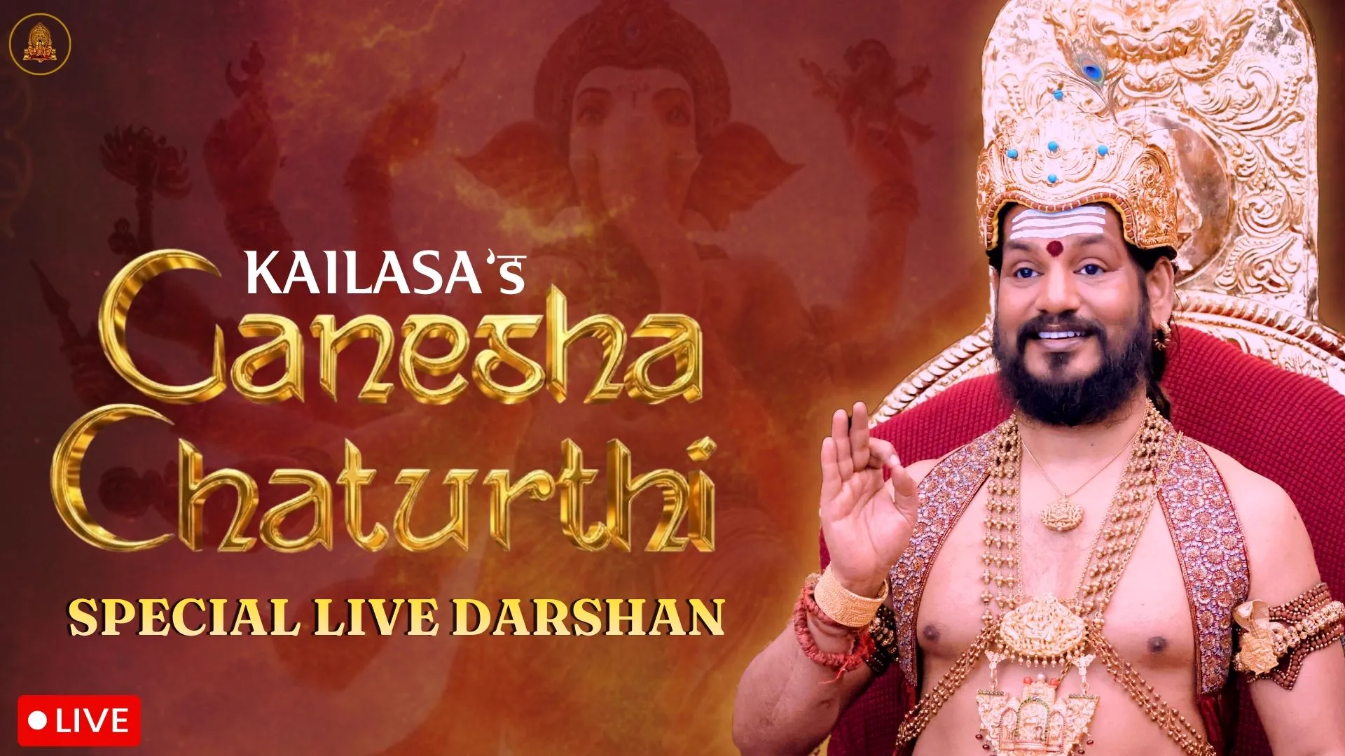  🔴LIVE: KAILASA’s Ganesha Chaturthi 2026 | Divine Celebrations & Blessings of Mahaganapati 