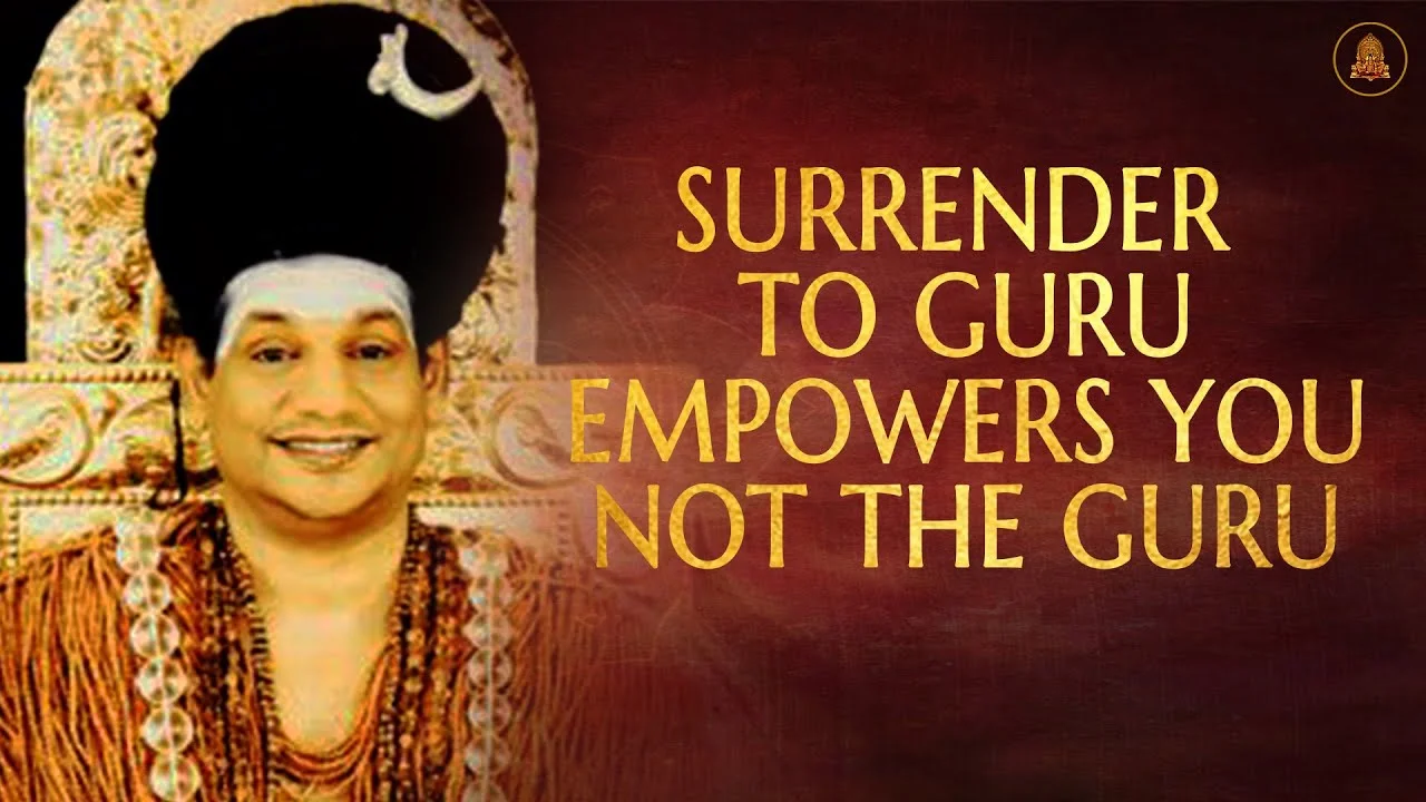 Surrender To the Guru Empowers You - Not the Guru! || 31 Jan 2021