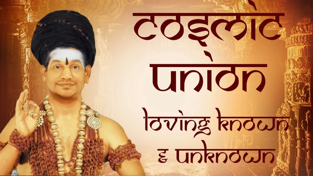 LIVE - Loving The Known & Unknown In Entirety Is Cosmic Union ||  Nithyananda Satsang || 06 Nov 2018