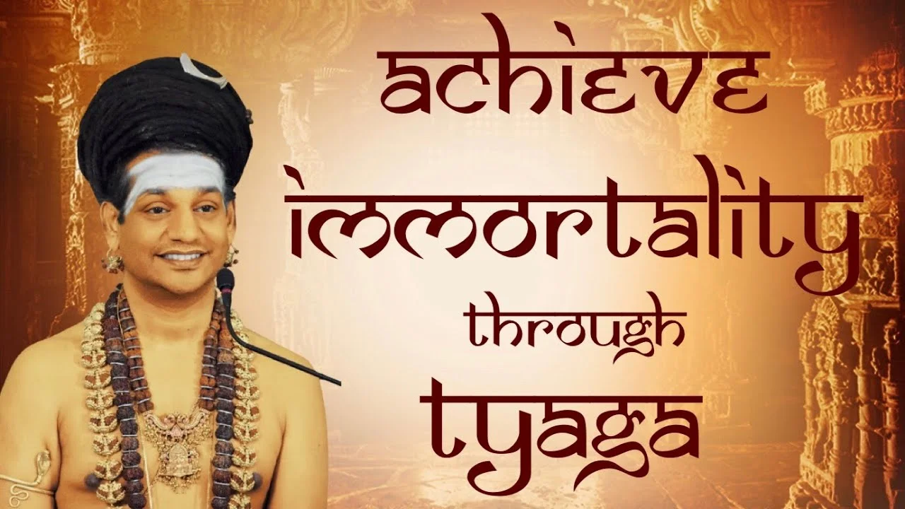 Achieve Immortality through Tyaga! || Nithyananda Satsang Live Stream || 14 Feb 2020