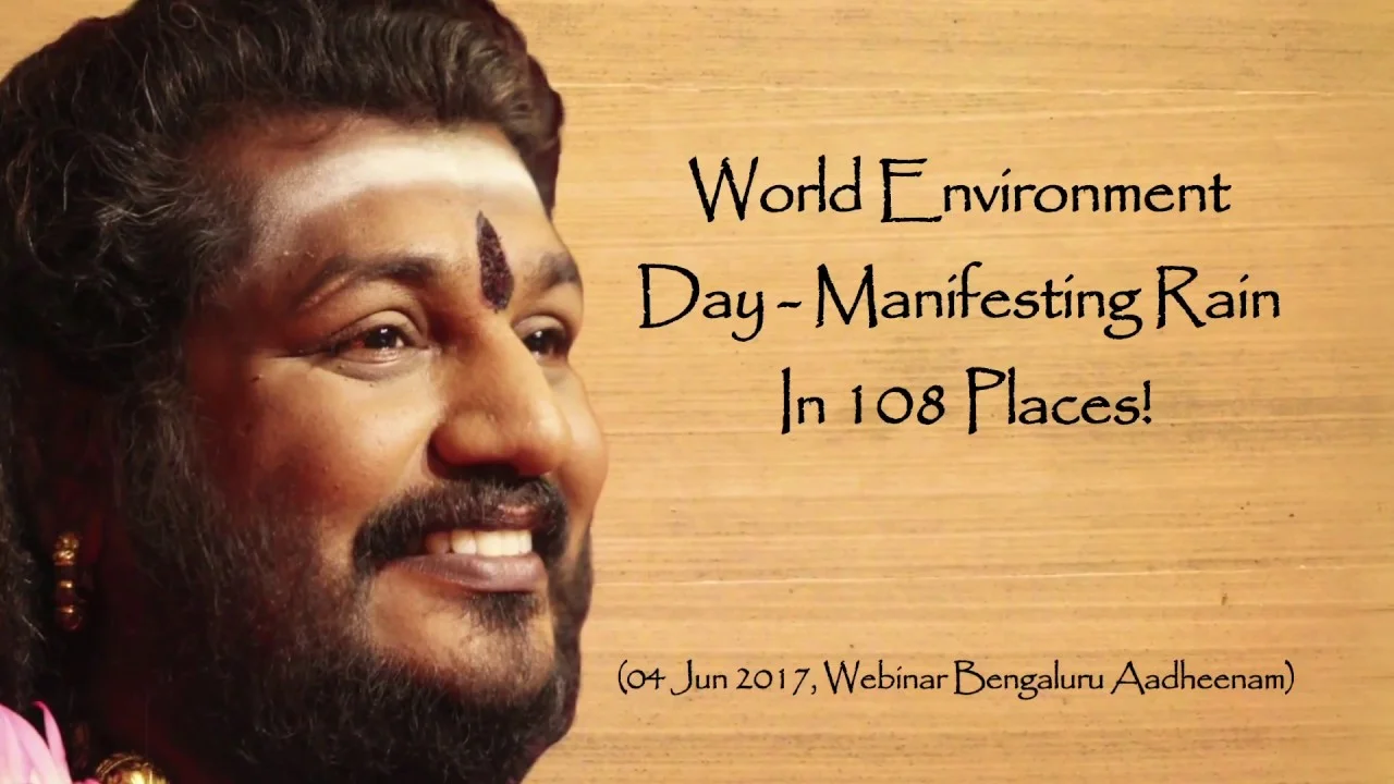 Manifesting Rain in 108 Places: Nithyananda Yogis Express Powers on World Environment Day | 04 Jun17