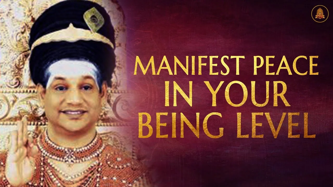 Manifest Peace In Your Being Level, Powerfulness In Doing, Intensity In Your Action || 02 Jan 21