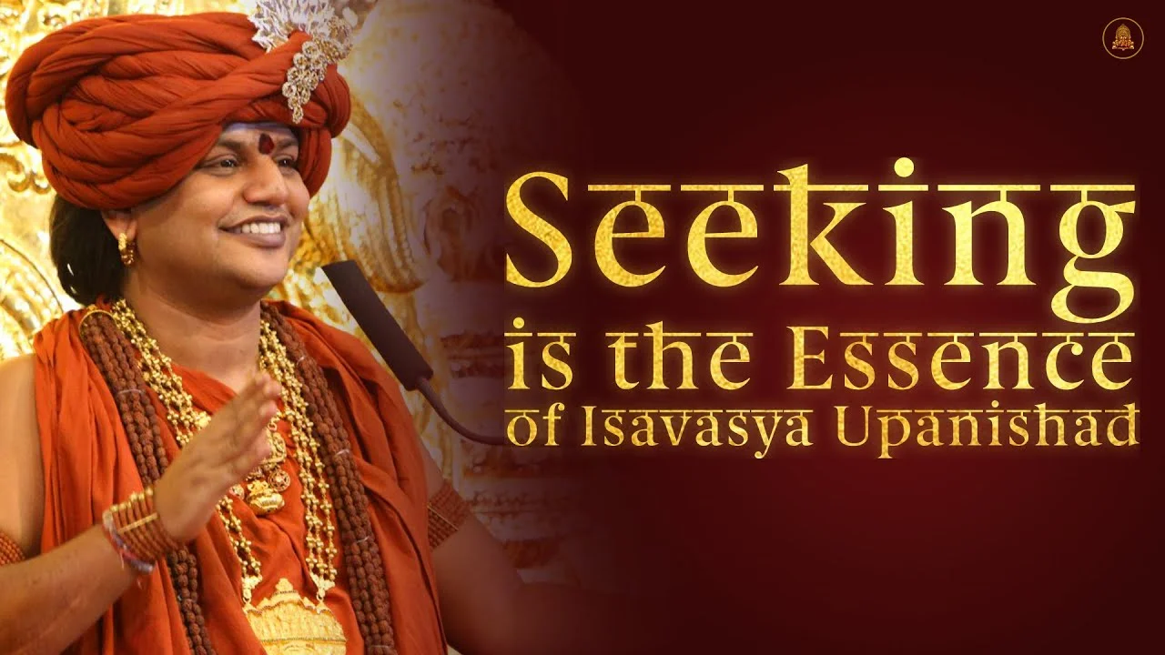 Seeking is the Essence of Isavasya Upanishad | Nithyananda Satsang | 03 Feb 2016