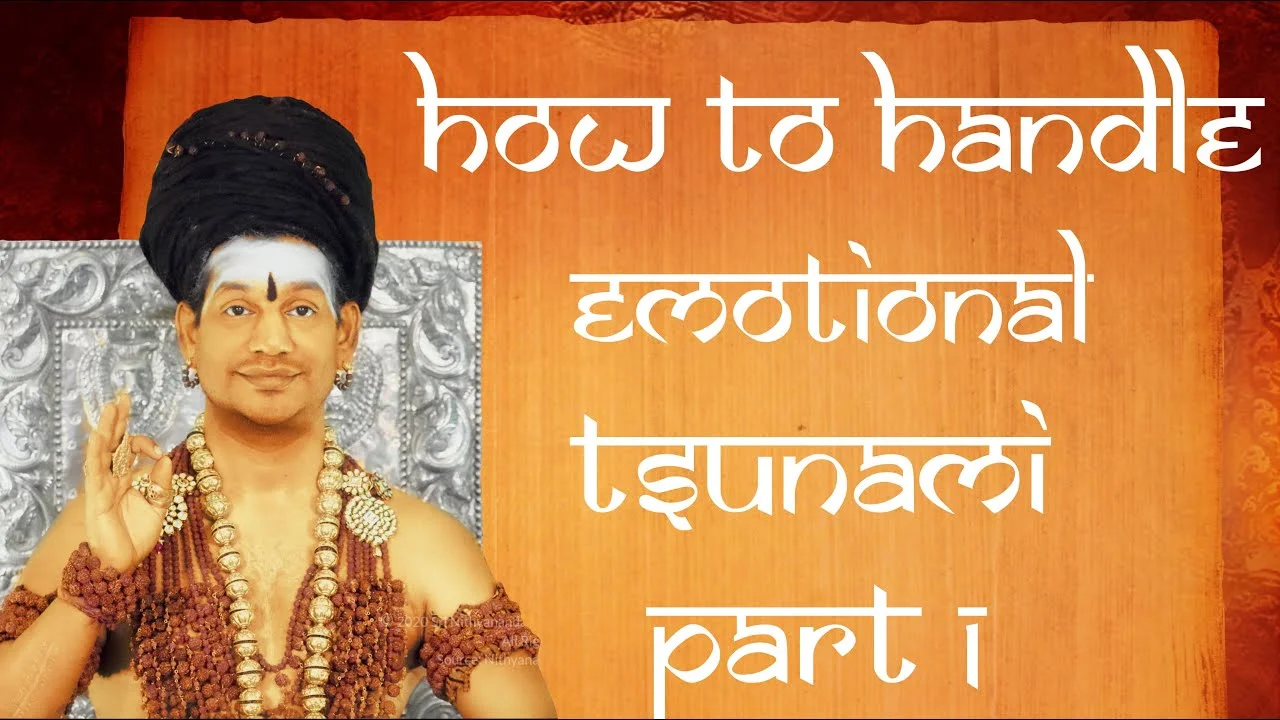 How to Handle Emotional Tsunami || Part 1 || Nithyananda Satsang || 22 November 2014