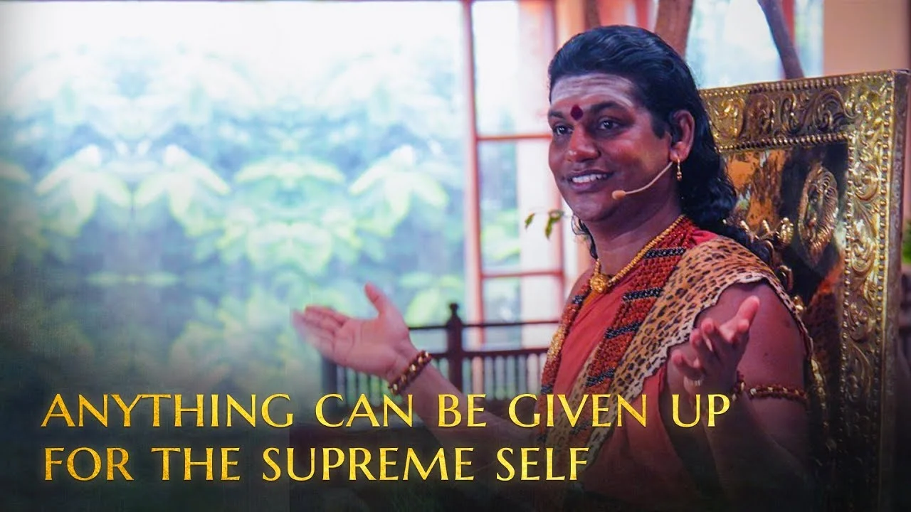 Anything is Worthy of Giving Up To Be Established in The Supreme Self